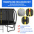 MSSVIGING Trampoline Safety Net, for 8 Curved Poles