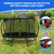 MSSVIGING Trampoline Safety Net, for 8 Curved Poles