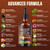 Wormwood Black Walnut Cleanse for Humans Drops Liquid Soursop Garlic Pumpkin Seed PAU D'Arco Oil of Oregano Turmeric Berberine Neem Extract Hull Bark Tincture - 2 oz