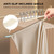 HUADYMEET 30 Pack Open Ended Pants Hangers,Space Saving,14 Inch,Beige