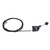 Excavator Manual Throttle Cable, 3.5 Meter Hand Throttle Control Kit with Stainless Steel Joint, PU Tube Flexible Motor Control Cable for Heavy Equipment