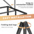 VIPSHOW 14 Inch King Heavy Duty 3500lbs Bed Frame with Round-Corner