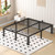 VIPSHOW 14 Inch King Heavy Duty 3500lbs Bed Frame with Round-Corner