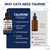 Taurine Supplement for Cats Liquid Drops – Daily Heart & Vision Wellness Support for Indoor Cats, Senior Cats & Picky Eaters – Easy-to-Mix Taurine Formula – 60 mL