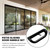 AXGSRV Patio Sliding Door Handle Set with Mortise Lock and Key Cylinder, Sliding Door Latch Lock Replacement for 3-15/16” Screw Hole Spacing, Door Thickness from 1 to 1.75 in