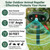 2026 Upgraded 4 Pack Solar Ultrasonic Animal Repeller Outdoor, Waterproof Bear Repellent Devices & Cat Deterrent for Yard, Ultrasonic Animal Repellent for Rabbit, Goose, Dog, Raccoon, Squirrel