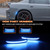 Dynamic Scan Blue LED Side Marker Light for Dodge Charger 2015-2025 4PCS