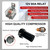 Socpuro 12V 150DB Car Air Horns with Compressor, 18 Inches Chrome Zinc Single Trumpet Truck Air Horn Set for Car Truck Train Boat