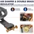 Llamaviva 90,000 BTU Portable Propane Burner Stove Cast Iron Single Burner for Outdoor Wok Cooking 0-20 PSI Adjustable Regulator & 4 ft Hose - Lightweight & Easy to Carry for Camping