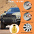 Suvnie 10 PCS Large Bore Tire Valve Adapter, Brass Valve Stem Adapter, External Tire Bore Valve Reducer Adapter Connector for Trucks Giant Crane, Universal Exterior Car Accessories