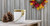 Hymmah Bathroom Trash Can 1.8 Gallon(7 Liter) Small Kitchen Garbage Can,Decor Wastebasket for Bedroom Office,Resin Hand-Carved Colla Lotus White&Gold
