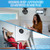 6 Inch Magnetic Cruise Fan – 12000mAh Rechargeable Portable Fan with Strong Magnet Base, LED Light, 360° Rotation Head, Timer&Power Output, Perfect Cruise Essentials for All Major Cruises