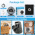 6 Inch Magnetic Cruise Fan – 12000mAh Rechargeable Portable Fan with Strong Magnet Base, LED Light, 360° Rotation Head, Timer&Power Output, Perfect Cruise Essentials for All Major Cruises
