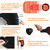 3 Adjustable Heat evels, USB Powered, Wearable Support