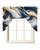 Jolunifun Navy Blue Gold Swag Valance Kitchen Curtains, Rod Pocket Valance Curtain Panels for Bedroom Living Room Bathroom Cafe Windows, Marble Modern Art Abstract Gradient Gray 56''x36''
