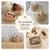 BEBE BASK Premium Baby Diaper Caddy Organizer - Scalloped Rattan Basket