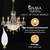 Simba Lighting Candelabra Flame Tip Clear CA10 40W E12 Base 120V, 12 Pack