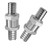EVIL ENERGY 1/2" Fuel Check Valve One Way Inline Non Return Diesel Gasoline Silver (12mm OD,2PCS)