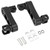 VG MOTO Motorcycle Male Mount Foot Peg Extensions for Harley Davidson Black