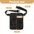 Professional Cleaning Apron with 5 Pockets and Adjustable Waist Belt, Bartender, Chef, Waiter - Women & Men, Restaurants, Cafes, Bars, Black