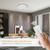 OOWOLF Flush Mount LED Ceiling Light Fixture, 2700K-6500K Super Bright 36W 3600LM 13.78 Inch Dimmable Warm/White Light Kitchen Light Modern Ceiling Lamp for Bedroom Bathroom, Chandeliers with Remote