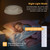 OOWOLF Flush Mount LED Ceiling Light Fixture, 2700K-6500K Super Bright 36W 3600LM 13.78 Inch Dimmable Warm/White Light Kitchen Light Modern Ceiling Lamp for Bedroom Bathroom, Chandeliers with Remote