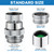 Sink Faucet to Garden Hose Adapter, Swivel Faucet Adapter Kit with Aerator, Multi-Thread Garden Hose Adapter for Kitchen & Bathroom, Chrome