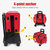 Gatycallaty Medical Bag Rolling Bag Trolley Duffel Nurses Emt Cna RN Empty for First Aid Responder Home Health Care Nursing Roll Duffle Bag Carry with Wheels Work Physicians Doctor (Red)