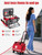 Gatycallaty Medical Bag Rolling Bag Trolley Duffel Nurses Emt Cna RN Empty for First Aid Responder Home Health Care Nursing Roll Duffle Bag Carry with Wheels Work Physicians Doctor (Red)