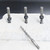 7 Pack Rock Splitting Wedges 5/8" with Drill Bit, Feathers and Wedges