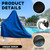 Swimming Pool Lift Chair Protective Cover, 600D Heavy Duty Lift Pool Chair Protective Cover for Global Lift Corp Inground Pool Lift Chairs, All Season Pool Lift Cover with Zipper (Blue)