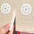 600 Pcs 45 mm White Plastic Washer, Foam Board Fasteners and Load Spreading Polypropylene Washers for Fixing and Fastening Rigid Foam Insulation Board Panels