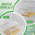 2 Pack Bird Feeders for Cage, No Mess Clear Hanging Parrot Food Bowl, Plastic Slot Food & Water Dispenser Bowl Set, Bird Cage Accessories for Hamsters,Pigeons,Parrot