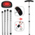 Lunarthos Golf Travel Bag Support System, Portable Aluminum Alloy Support Pole, Golf Club Travel Protection Kit