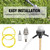 K056704 Carburetor Primer Bulb + Fuel Filter Fuel Line Replacement for Poulan 577135901 Weed Eater FX26SCE SST25CE W25CBK W25CF W25CFK W25SB W25SFK Replacement for ZAMA C1U-W49B C1U-W49 C1U-W49A