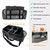 Large Cleaning Caddy Bag, Wearable Cleaning Supplies Organizer with Shoulder and Waist Straps, Multiple Compartments Tool Organizer with Detachable Divider for Cleaners (Black)