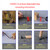CSFMC Furniture Leveler Swivel Feet PTFE(Teflon) Bottom(25mm Base),Threaded Shank(1/4-20) Adjustment Pads,Table/Chair/Cabinet/Sofa Medium Legs Leveling,Nuts Installation and Floor Protection(16 Pack)