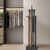 GSYUWIH Floor Standing Belt Display Rack, Tie Hook, 66.2in Belt Display Rack, Metal Retail Tie Rack Hanger Organiser for Belt Displays Belt Displays for Bedroom Clothing Store Business