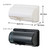 Inomata Chemical Kitchen Paper Holder, Clear Black, Width 11.7 x Depth 5.1 x Height 6.9 inches (29.7 x 13.9 x 17.8 cm) Plus Smart (Made in Japan) 0342