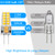 NQWKMZMDJ 10 Pack G4 LED Bulb 12V UL Listed 2.5W Equivalent 30W T3 Bi-Pin Base 3000K Warm White G4 Light Bulbs 300 Lumens 360°Beam Angle for Chandelier, Table lamp, Outdoor Landscape Lighting