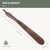 muso wood Shoe Horn Long Handle for Seniors,Wooden Shoehorn for Men, Women, Kids,Pregnancy(Walnut 15")