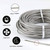 Roxanned 1/16" Wire Rope Kit, 165ft 304 Stainless Steel Cable 7x7 Strand Core, Vinyl Coated Aircraft Cable with Turnbuckle | Easy Install for Outdoor String Lights Hanging, Garden, Craft & Support