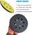 5 Inch 8 Hole Sander Pad for Ridgid R2600 R2601 5" Random Orbit Sander, 5" Replacement Hook and Loop Backing Pad for Ridgid #300527002