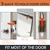 YANMAKE 10 Pack First Responder Door Stops, Orange Door Stopper Wedges