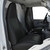Fioqe 600D Heavy Duty Seat Covers for Chevy Express 1996-2025，Front Bucket Seats with Grab Handle Opening, Durable Oxford Fabric Protective Covers, Not for RV Seat -Black