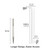 JUKFITA Over The Door Hooks, Fit 1-3/4" Doors, 2 Pack