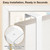 JUKFITA Over The Door Hooks, Fit 1-3/4" Doors, 2 Pack