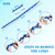 1TO3GO Dog Training Collar with 4 Extra Links for Medium, Large and X-Large Dogs (Blue)