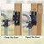 WellMade Heavy Duty 2 Way Farm Gate Latch -2 Pack Lockable Cattle Gate Latch for 1-5/8" to 2" Round Tube Gates, Fits Ranches, Horse Corrals, Pastures (Screws & Instructions Included)