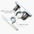 Double Roller Catch, Heavy Duty Spring Loaded Latch1Pcs Zinc Alloy Latch Pin Push to Open Door Latch & Quick Release Lock, Holder for Trailer, RV, Cabinet, Shed Doors with Screws (mp-4)